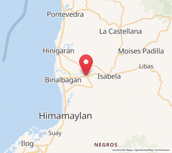 Map of Montilla, Western Visayas