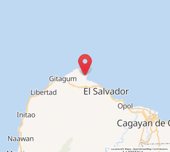 Map of Moog, Northern Mindanao