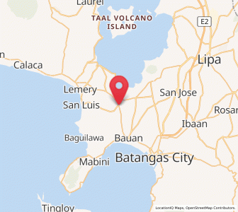 Map of Mozon, Calabarzon
