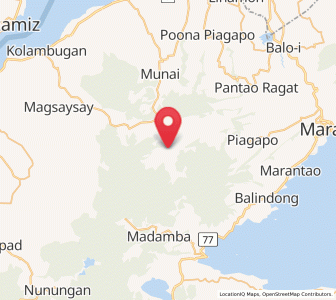 Map of Munai, Northern Mindanao