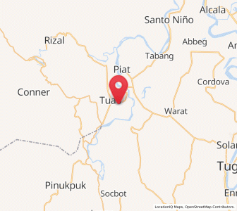 Map of Mungo, Cagayan Valley