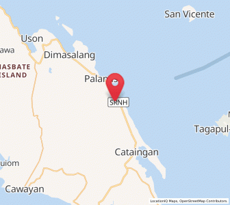 Map of Nabangig, Bicol