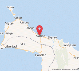 Map of Nabas, Western Visayas