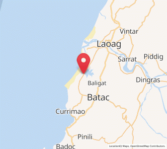 Map of Nagbacalan, Ilocos