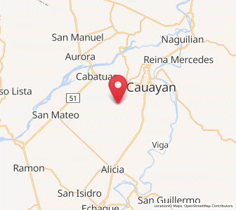 Map of Nagrumbuan, Cagayan Valley