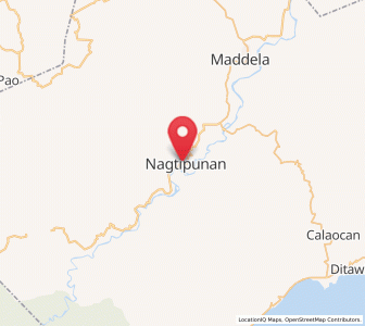 Map of Nagtipunan, Cagayan Valley