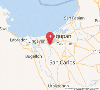 Map of Naguilayan, Ilocos