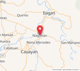 Map of Naguilian, Cagayan Valley