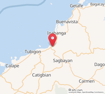 Map of Nahawan, Central Visayas