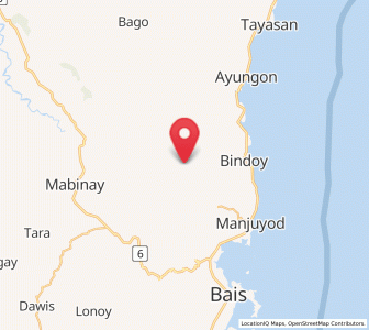 Map of Nalundan, Central Visayas