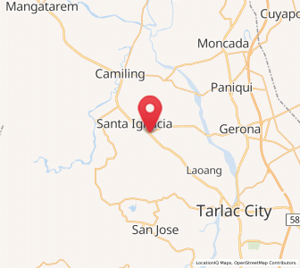 Map of Nambalan, Central Luzon