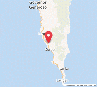 Map of Nangan, Davao