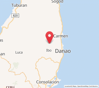 Map of Nangka, Central Visayas