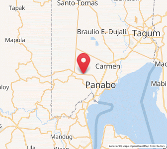 Map of Nanyo, Davao