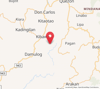 Map of Natalungan, Northern Mindanao