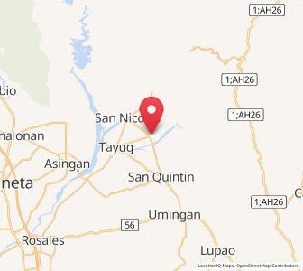Map of Natividad, Ilocos