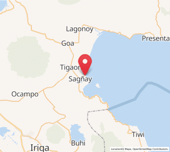 Map of Nato, Bicol