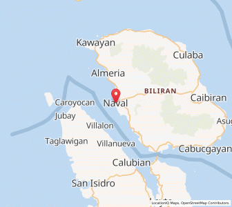 Map of Naval, Eastern Visayas