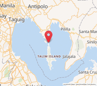 Map of Navotas, Calabarzon