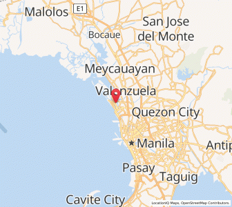 Map of Navotas, Metro Manila