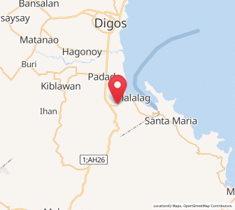 Map of New Baclayon, Davao