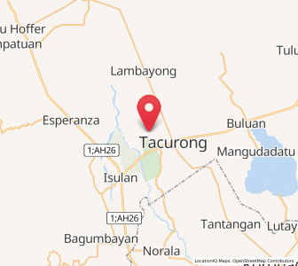 Map of New Lagao, Soccsksargen