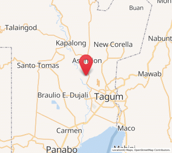 Map of New Leyte, Davao