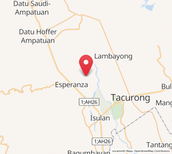 Map of New Panay, Soccsksargen
