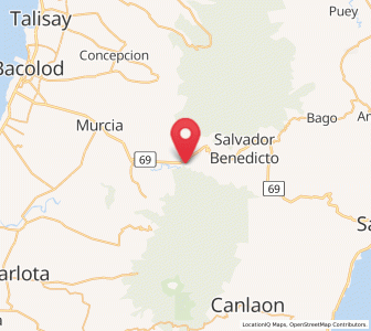 Map of New Pandanon, Western Visayas
