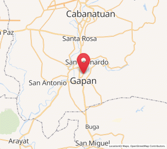 Map of Nieves, Central Luzon