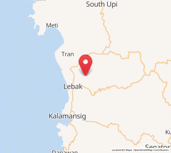 Map of Noling, Soccsksargen