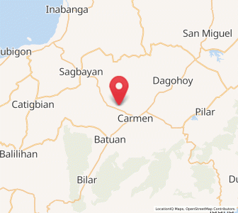 Map of Nueva Fuerza, Central Visayas