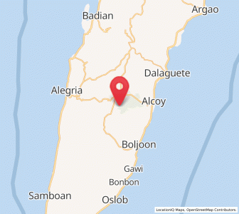 Map of Nugas, Central Visayas