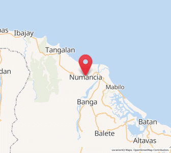 Map of Numancia, Western Visayas