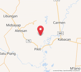 Map of Nunguan, Soccsksargen