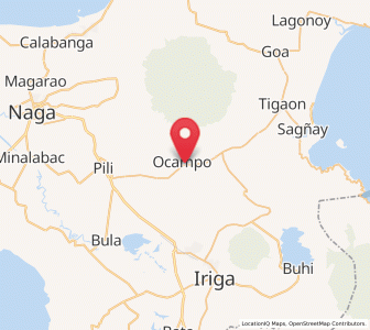 Map of Ocampo, Bicol
