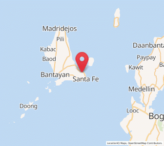 Map of Ocoy, Central Visayas