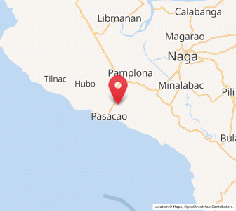 Map of Odicon, Bicol