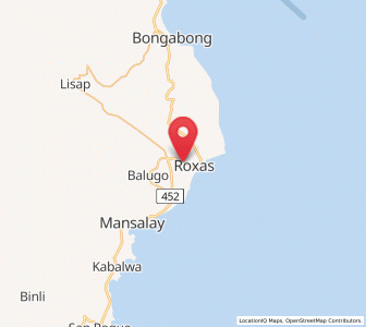 Map of Odiong, Mimaropa