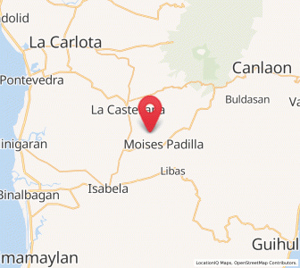 Map of Odiong, Western Visayas