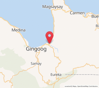 Map of Odiongan, Northern Mindanao