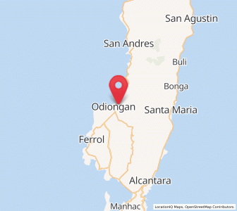Map of Odiongan, Mimaropa