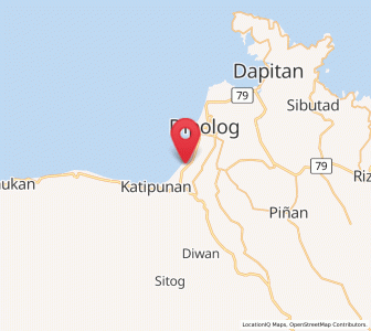 Map of Olingan, Zamboanga Peninsula