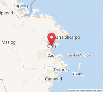 Map of Oras, Eastern Visayas