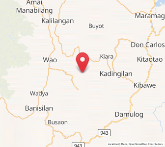 Map of Osias, Soccsksargen