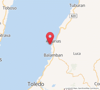 Map of Owak, Central Visayas