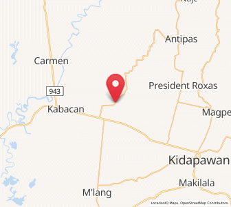 Map of Paatan, Soccsksargen