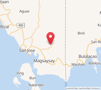 Map of Paclolo, Mimaropa