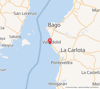 Map of Pacol, Western Visayas