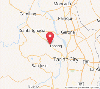 Map of Padapada, Central Luzon